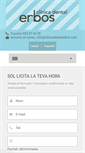 Mobile Screenshot of clinicadentalerbos.com